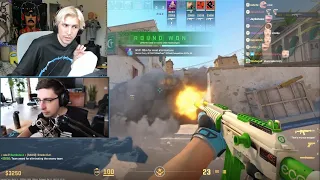 xQc Reacts to Shroud Playing Counter-Strike 2 (CS2 Gameplay)