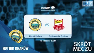 Skrót meczu: Hutnik Kraków - Chojniczanka Chojnice (eWinner 2.Liga - sezon 2021/22)