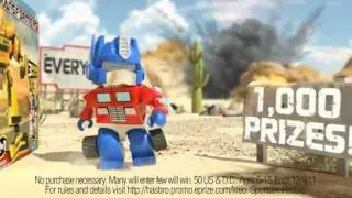 KRE-O TRANSFORMERS "Great Brick Giveaway" Commercial