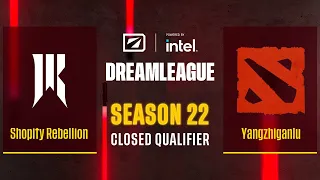 Dota2 - Shopify Rebellion vs Yangzhiganlu - Game 2 - DreamLeague Season 22 - CQ - NA