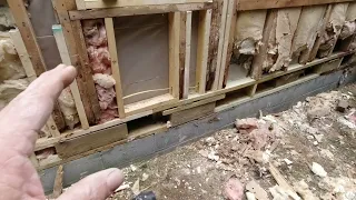 Yooper Renovation, fixing rotten walls 2023/41