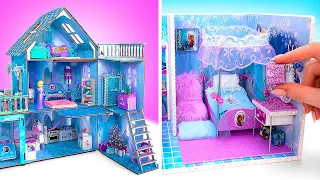 2 DIY Disney's  Frozen Elsa Wonderful Houses