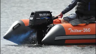 Обкатка нового мотора Suzuki DT 9.9 AS на Reef Triton 360 нд