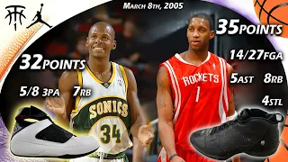 Tracy McGrady VS Ray Allen Face-off March 8th 2005