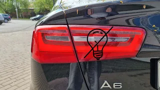Перестал гореть задний габарит Ауди A6 C7/Audi A6 (C7)