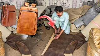 Amazing Skill: Handmade Leather Bags Process