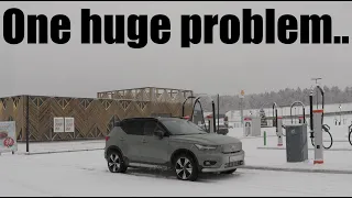 Volvo XC40 Recharge P8 615km Range Test! (Norwegian High Speed Run)