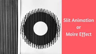 How to Make Moíre Effect Optical Illusion template in PowerPoint | Slit Animation | Scanimation