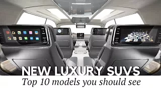 Top 10 NEW Luxury SUV Coming in 2017-2018 (Car Interiors, Performance and Prices)