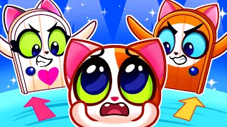 What Is Behind The Magic Door Song 🚪😻 Secret Rooms for Babies ✨ Purrfect Kids Songs 🎵