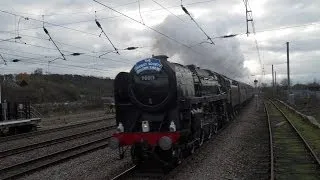 70013 Oliver Cromwell works The Lindum Fayre railtour 07/12/13