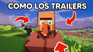 Hice que Minecraft se vea como en los Trailers