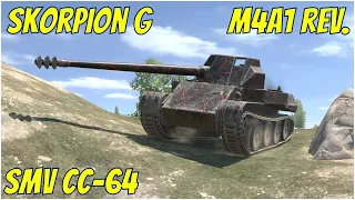 SMV CC-64, Skorpion G & M4A1 Rev. ● WoT Blitz