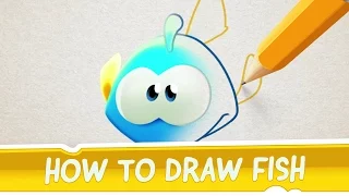 How to Draw Fish from Cut the Rope: Magic