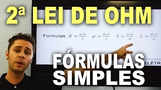 Segunda lei de Ohm - Conceito e tabela em vídeo aula!