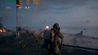 Battlefield 1 / gtx 1060 / i7 8750h / ultra setting / fps / 4k