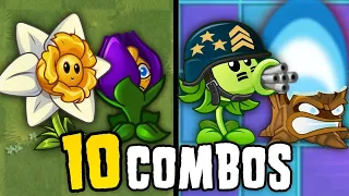 10 MEJORES COMBOS que DEBES HACER en PVZ 2