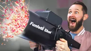 Confetti Cannon in the Office! | 10 Party Products