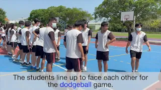 Word of the Day: dodgeball (n) 躲避球