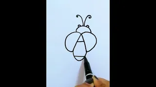 Easy Rules to Draw a Ladybug 🐞|| #drawing #art #satisfying #shorts #shortsfeed