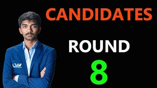 Vidit Gujrathi vs Gukesh D, Fide Candidates 2024 Round 8 , Chess Wiser