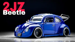 Volkswagen Beetle 2JZ Front Engine Matchbox Custom