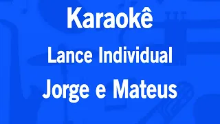 Karaokê Lance Individual - Jorge e Mateus