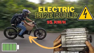 DIY Highspeed Electric Bike Build 🔥⚠️Part-1 #diy #ev #ebike#homemade