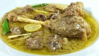 Namkeen Pyaz Gosht Recipe | White Beef / Mutton Onions Recipe | Peshawari Gosht by Cook with Farooq