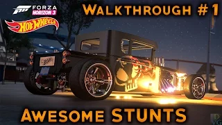 Forza Horizon 3 | Hot Wheels DLC | Walkthrough #1 - Awesome Stunts