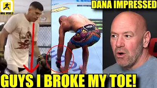 Alex Pereira reveals FOOTAGE of breaking toe just days before UFC 300,Cody had vertigo, Ilia vs MAX?