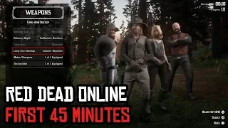 Red Dead Online - First 45 Minutes of Gameplay