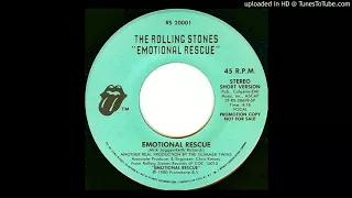 Rolling Stones - Emotional Rescue (Promo 45 - Short Version)
