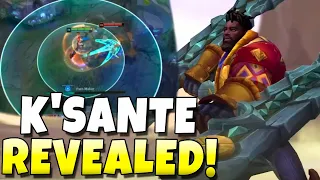 K'SANTE 'NEW CHAMPION' GAMEPLAY REVEAL+ ABILITIES!