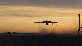 AN 225 Almaty morning takeoff