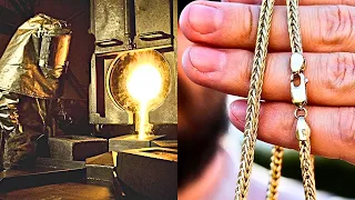How 18K Gold Chain are Made in Factories | HOW IT'S MADE