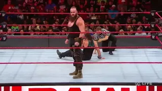 WWE RAW 26 FEB BROWN STROMAN VS ELIAS