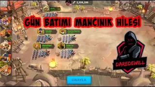 GÜN BATIMI MANCINIK TAKTİKLER | Rise of Kingdoms