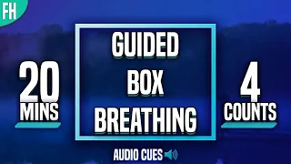 Guided Box Breathing - 20 Minute Meditation (4-4-4-4)