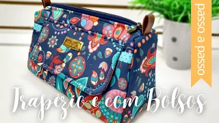 MUITO ACESSADA NO CANAL | Nécessaire Trapézio 2 Bolsos - By Fê Atelier