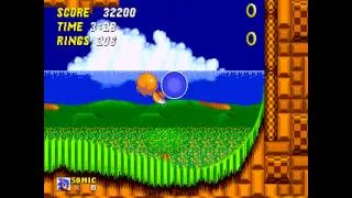 Sonic 2 - Emerald Hill Zone HD 1080p Dolphin