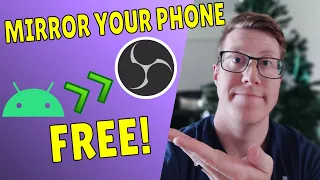 How to screen share your phone on OBS studio and mirror to your stream