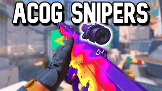 ACOG SNIPER SCOPES are a CHEAT CODE in Modern Warfare 3!!!