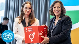 Natalie Portman on Empowering Women & Girls Everywhere | SDG Media Zone | United Nations