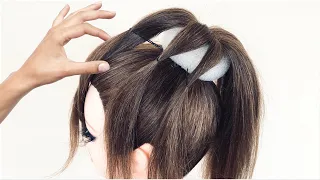 Простая и красивая Прическа с бубликом, которую легко повторить. New Bun hairstyle for gown.