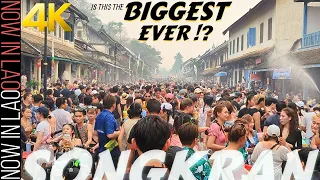 SEAsia's BIGGEST PARTY.. Songkran 2023! BIGGEST IN LAOS ??