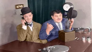Laurel and Hardy Bacon Grabbers(1928) COLORIZED! With Behind the Scene Pics! Best Moments! YouTube.