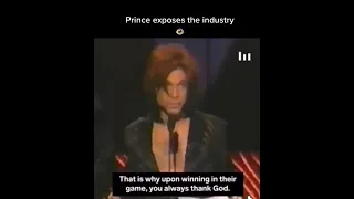 Prince. Exposed the Industry on Stage