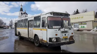 Заповедник луноходов в Арзамасе. ЛиАЗ-677, последний рейс под звук бутылок