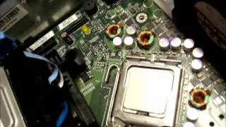 How to change / Upgrade / Install / Remove a Processor / CPU in a Dell Optiplex GX520 GX620